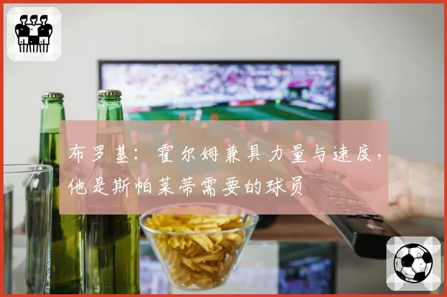 布罗基：霍尔姆兼具力量与速度，他是斯帕莱蒂需要的球员