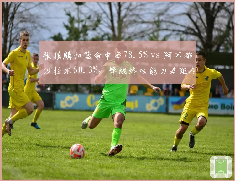 张镇麟扣篮命中率78.5% vs 阿不都沙拉木60.3%，锋线终结能力差距在关键时刻被放大